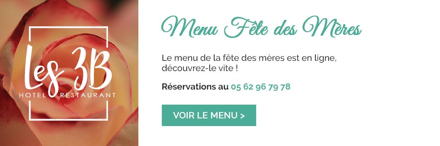 menu fêtes des mères restaurant Maubourguet